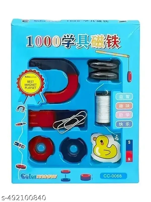 Magnet Game | U Magnet | Round Magnet | Magnet Chumbak Game Magnet Kit Educating Toy for Kids for Science Projects Multipurpose Office Magnets, Fridge Magnet