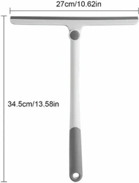 Wiper - UCRAVO 360° Rotatable Cleaning Glass Wiper Window Cleaner, Silicone Squeegee for Bathroom, Windows, and Car Glass, Window Squeegee, Mirror Scraper Brush with Soft Rubber (Multicolor)