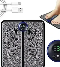 UPTREND Electric Foot Massager for Pain Relief | EMS Foot Massager Mat for Legs, Body & Hand Therapy | Home Use Leg Massager for Muscle Relaxation | Portable Electric Massager for Pain Relief