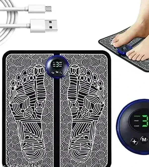 UPTREND Electric Foot Massager for Pain Relief | EMS Foot Massager Mat for Legs, Body & Hand Therapy | Home Use Leg Massager for Muscle Relaxation | Portable Electric Massager for Pain Relief