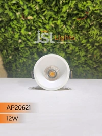 APRA AP20621 12W White Body Recessed COB Downlight  - 12W, 6000K, White