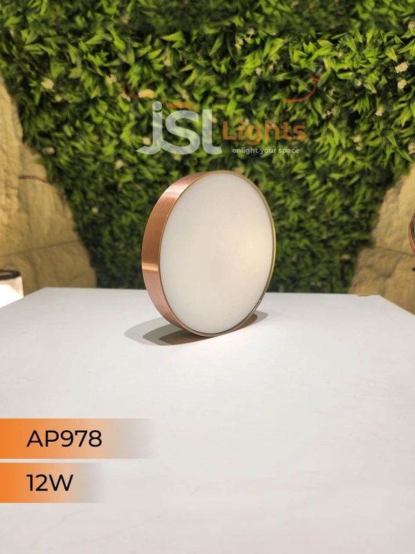 APRA  AP978 12W Round Surface  Diffuser  Panel Light - 12W, 4000K, CP