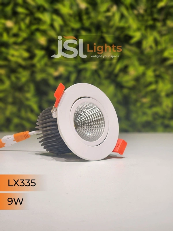 LX 335 9W Round Deep Recessed COB Downlight - 9W, 4000K