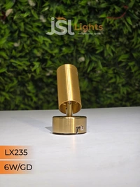 LX 235 6W Black GD Surface Wall Cob Focus Light - 6W, GD