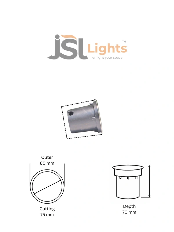YCD0187 6W GBL Ground Burial Led Light | Ground Light - 1 pcs