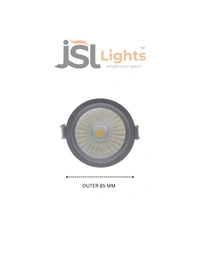 AP821 DIM 12W Black Body Led Spotlight | Best COB Led Spotlight - 1 pcs