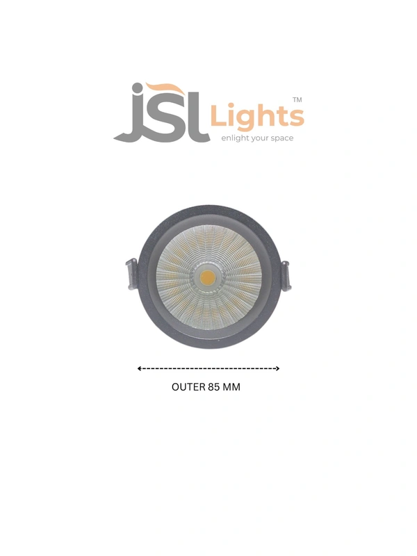 AP821 DIM 12W Black Body Led Spotlight | Best COB Led Spotlight - 1 pcs