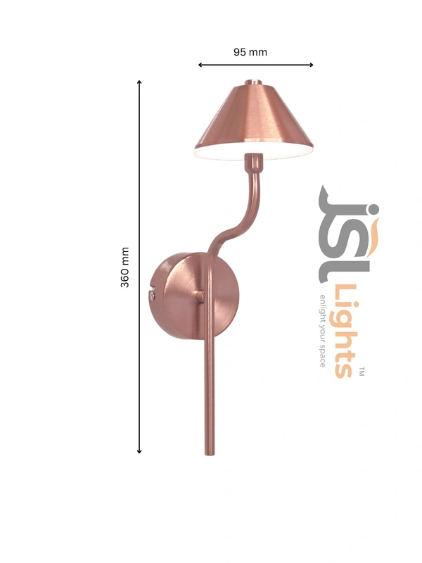 AP456 - 6W 3CCT Premium Wall Decorative Light – Indoor Copper Finish Spot Light - 1 pcs