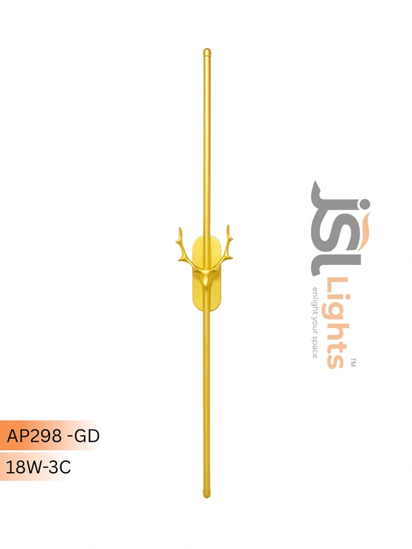 AP298 GD 12W 3CCT Home Wall Decorative Light - Best Indoor Bed Side Wall light - 1 pcs