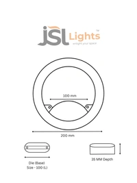 JSL2502 - 12W Premium Wall Decorative Light – Indoor Wall Light - 1 pcs