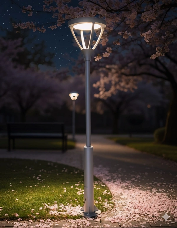 Premium Garden Pole Light -38038 / 50W Garden Pole with Aluminium Body - 1 pcs
