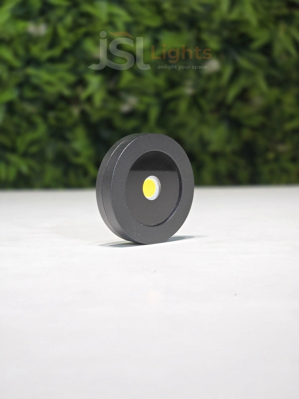 APRA 679 3W BK Striker Round Surface Light - BK
