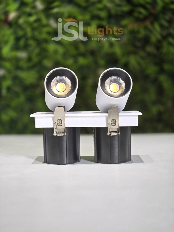 APRA 630 24W Deep Recessed COB Pop Up Downlight - 24W, 3000K, White