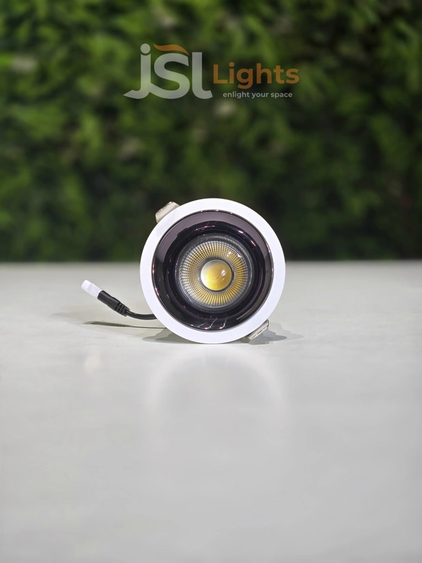 APRA 570 Wave 12W White GB Deep Recessed COB Downlight - 12W, 3000K, White GB