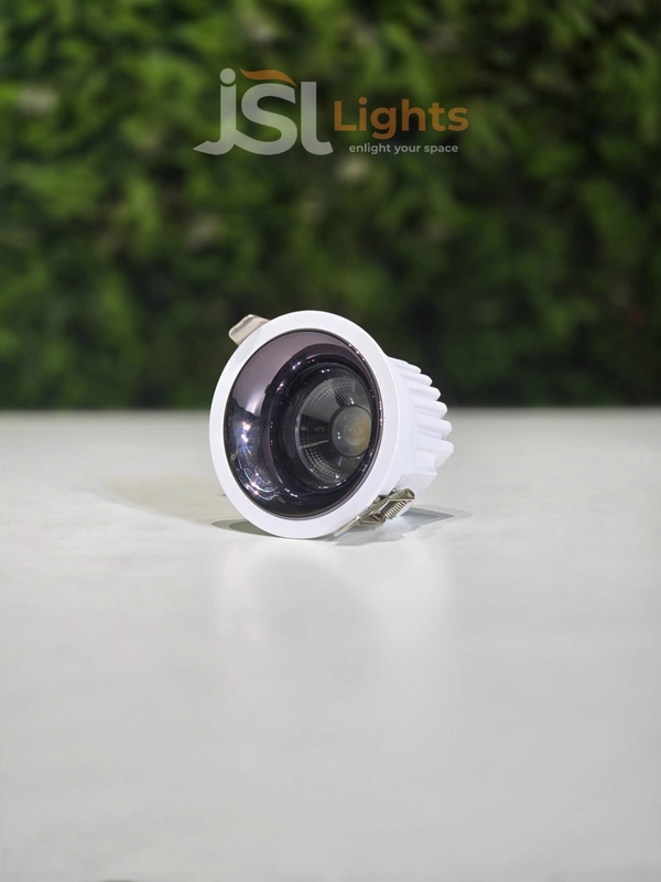 APRA 570 Wave 12W White GB Deep Recessed COB Downlight - 12W, 3000K, White GB