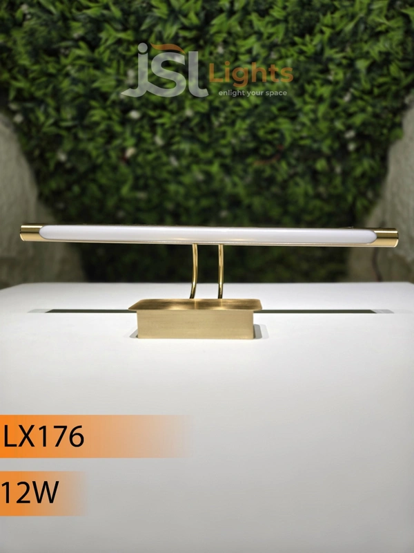 LX 176 12W GD Wall Mirror Light 3CCT - GD