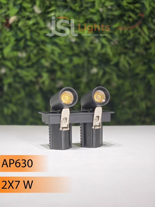 APRA 630 14W Deep Recessed COB Pop Up Downlight - 14W, 3000K, Black