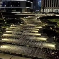 2006 ultra thin IP67 waterproof 220v outdoor road underground lights wall stairs lawn tarrace path deck LED inground lights - 2 Way
