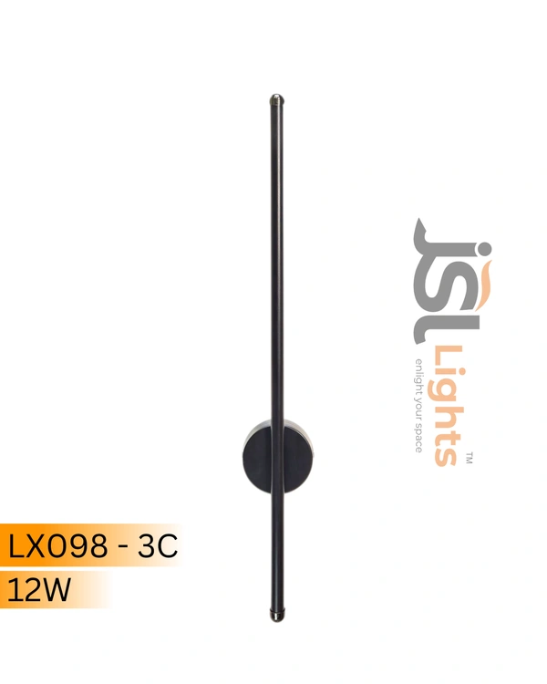 LX 098 12W Wall Decorative Led Light 3CCT - 12W, 3CCT, BK