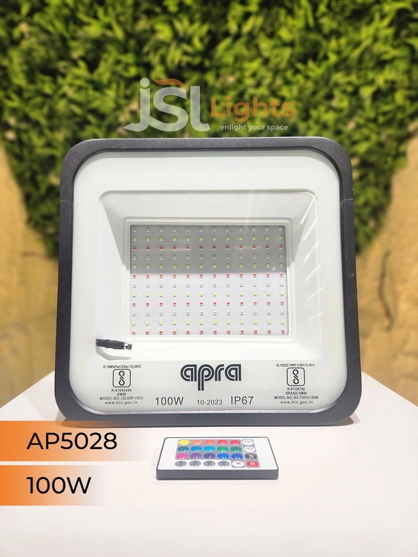 APRA AP 5028 100W RGB Waterproof Outdoor LED Flood Light - 100W