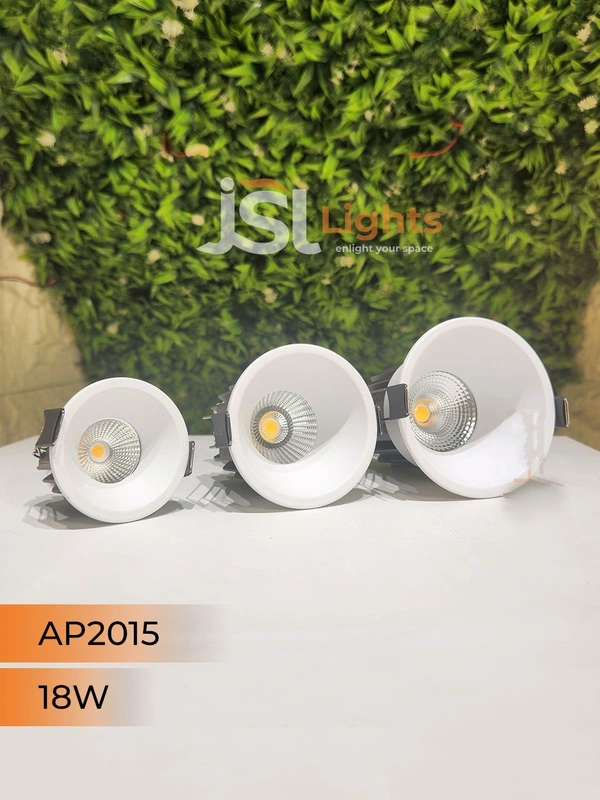 APRA AP 2015 18W White Deep Recessed COB Downlight - 18W, 3000K, White