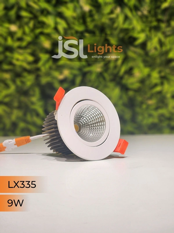 LX 335 9W Round Deep Recessed COB Downlight - 9W, 4000K