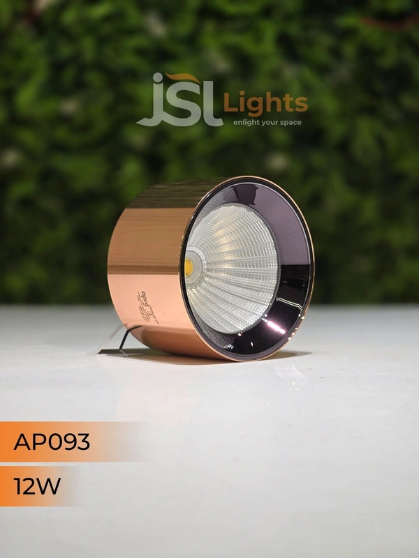 APRA 093 12W RG Round Surface Cylindrical Light - 12W, 3000K