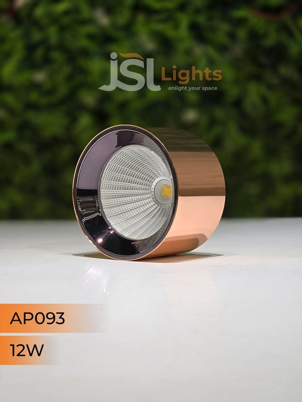 APRA 093 12W RG Round Surface Cylindrical Light - 12W, 3000K