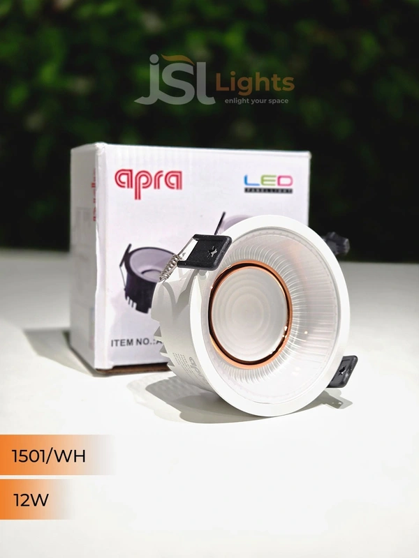 APRA 1501 12W Round 3in1 Deep Recessed Panel Downlight  - 12W, WH+RG
