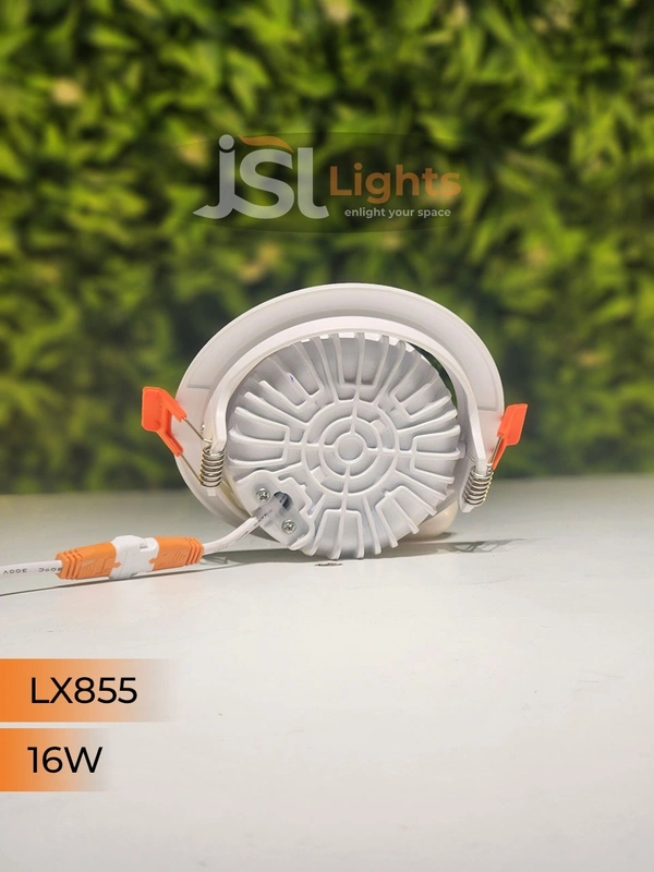 LX 855 16W Round Deep Recessed COB Downlight - 16W, 4000K