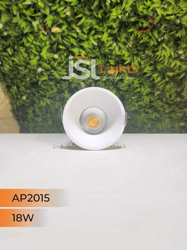APRA AP 2015 18W White Deep Recessed COB Downlight - 18W, 3000K, White
