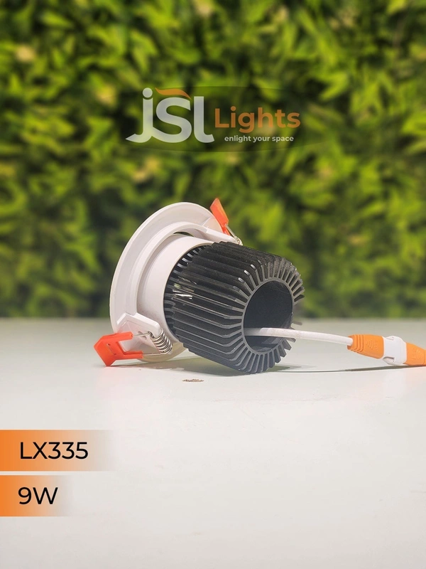 LX 335 9W Round Deep Recessed COB Downlight - 9W, 4000K