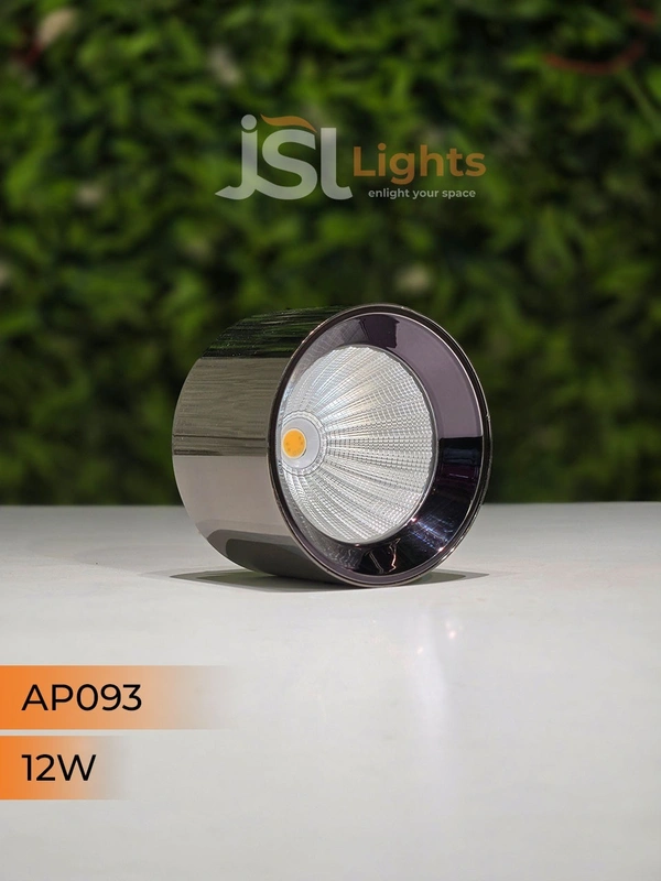 APRA 093 12W PB Round Surface Cylindrical Light - 12W, 3000K