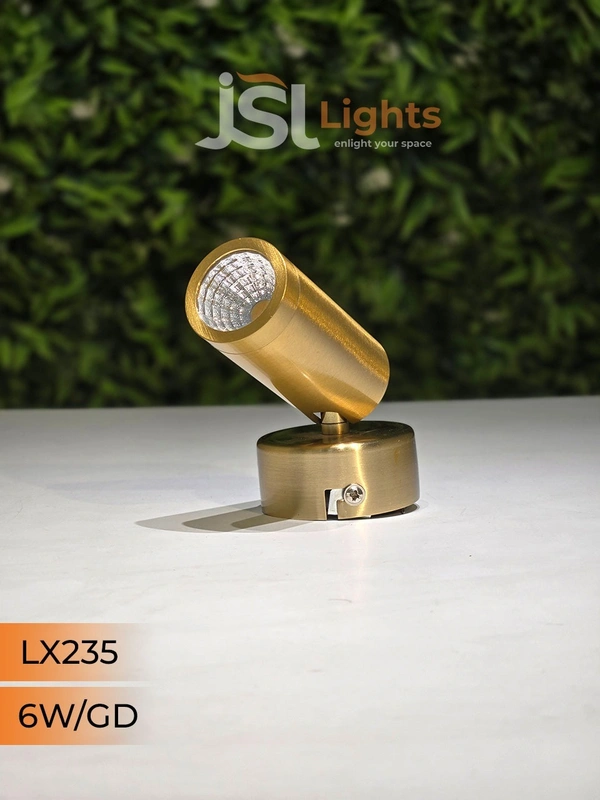 LX 235 6W Black GD Surface Wall Cob Focus Light - 6W, GD