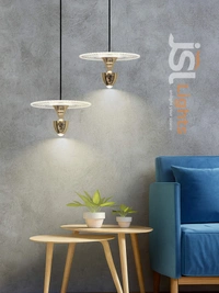 AP5001 - 8W Luxury Pendant Lights 2025 – Golden Warm White Elegance | APRA® Hanging Light - 1 pcs