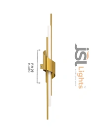 APRA 12W 3CCT Wall Decorative Light – AP698 Indoor Gold Finish