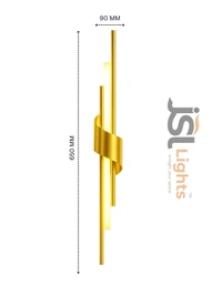 APRA 12W 3CCT Wall Decorative Light – AP698 Indoor Gold Finish