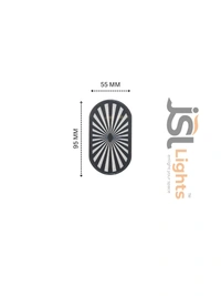 JSL 8720-A 8W Wall Light – Indoor & Outdoor Decorative IP65 LED Wall Washer for Modern Lighting - 1 pcs