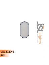 JSL 8720-B 8W Wall Light – Indoor & Outdoor Decorative IP65 LED Wall Washer for Modern Lighting - 1 pcs