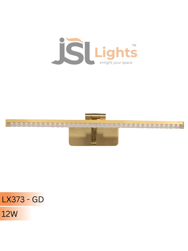 LX376 GD 12W Wall Mirror Light 3CCT | Glow Mirror - Premium Mirror Lights For Every Space - 1 pcs