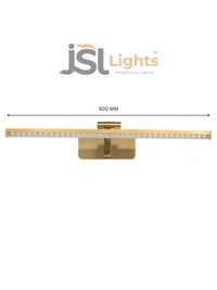 LX376 GD 12W Wall Mirror Light 3CCT | Glow Mirror - Premium Mirror Lights For Every Space - 1 pcs