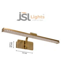 LX376 GD 12W Wall Mirror Light 3CCT | Glow Mirror - Premium Mirror Lights For Every Space - 1 pcs