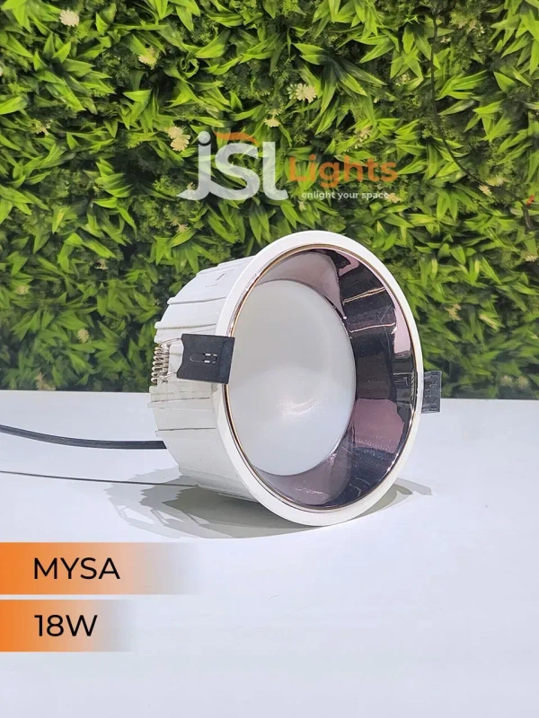 APRA Mysa 18W Round Diffused  Deep Recessed Downlight - 18W, 3000K