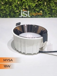 APRA Mysa 18W Round Diffused  Deep Recessed Downlight - 18W, 3000K