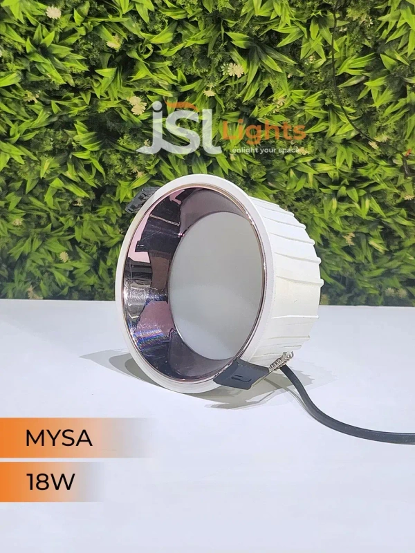APRA Mysa 18W Round Diffused  Deep Recessed Downlight - 18W, 3000K
