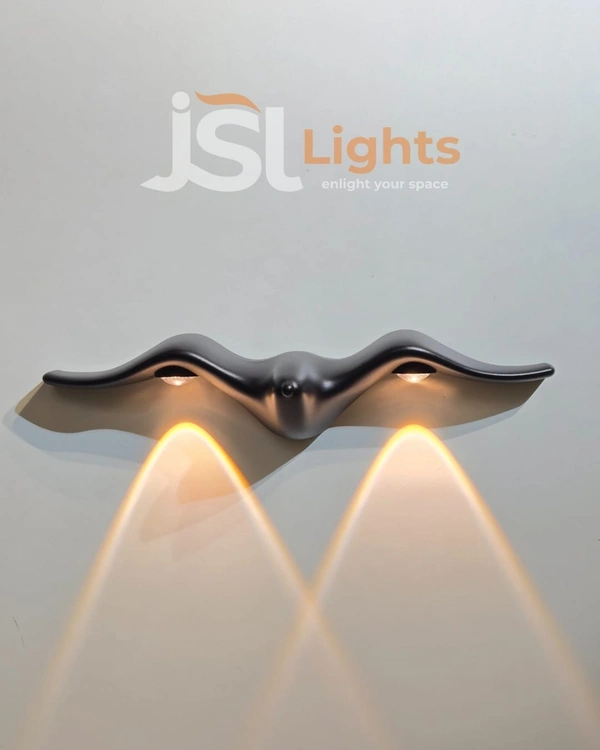 APRA 1010 12W Eagle Wall Light - 12W, WW, BLACK