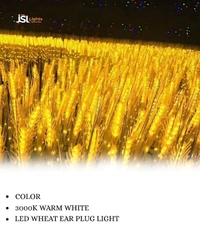 JSL Led Wheat Garden Light ( 10Pcs Set) - 10W, WW