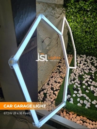 APRA Apra Car Garage Honeycomb Lamp Hexagonal Hanging Workshop LED Light Car Washing Lamp - 6000K, Hexagon led light, 8*16 feet