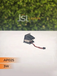 APRA AP 025 3W Black Linear Recessed COB Spotlight - 3W, 4000K