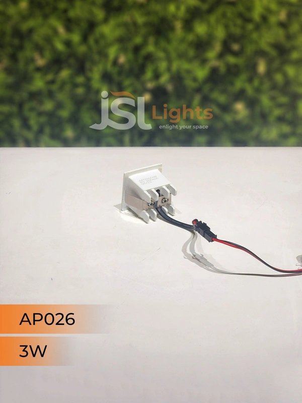 APRA  AP 026 3W White Rose Gold Linear Recessed COB Light - 3W, 3000K
